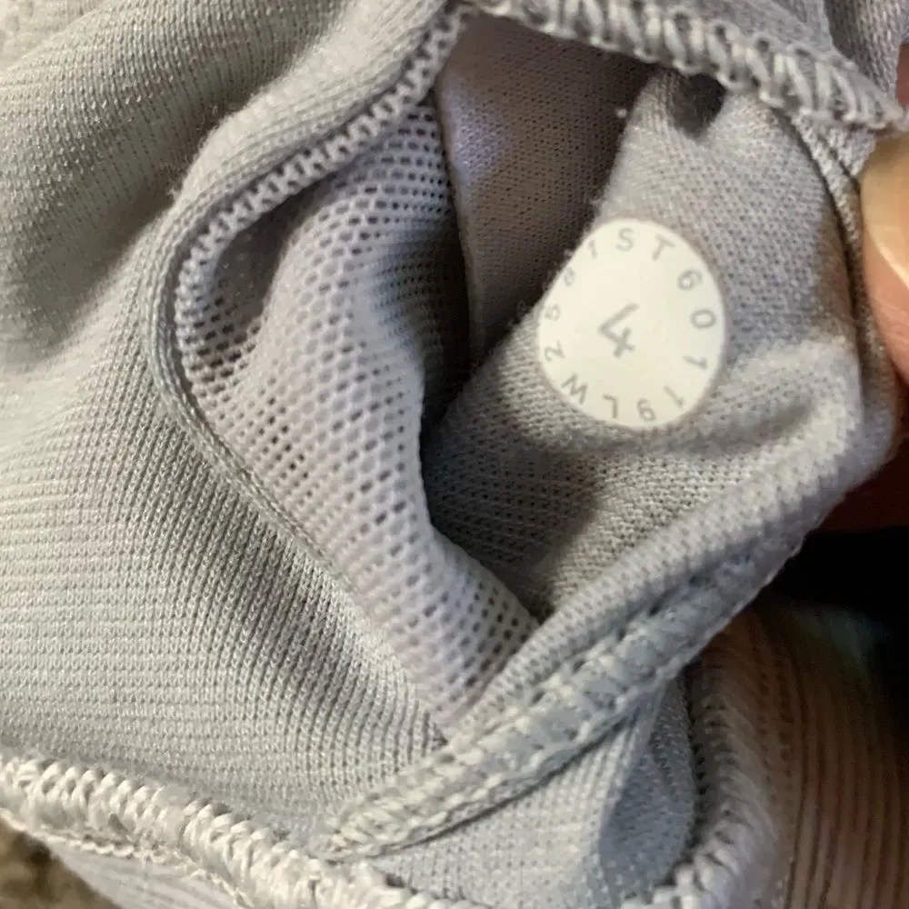 Lululemon Energy Bra Wee Are From Space Grey Alpine White Sport Bra 4